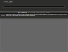 Tablet Screenshot of cefim.com